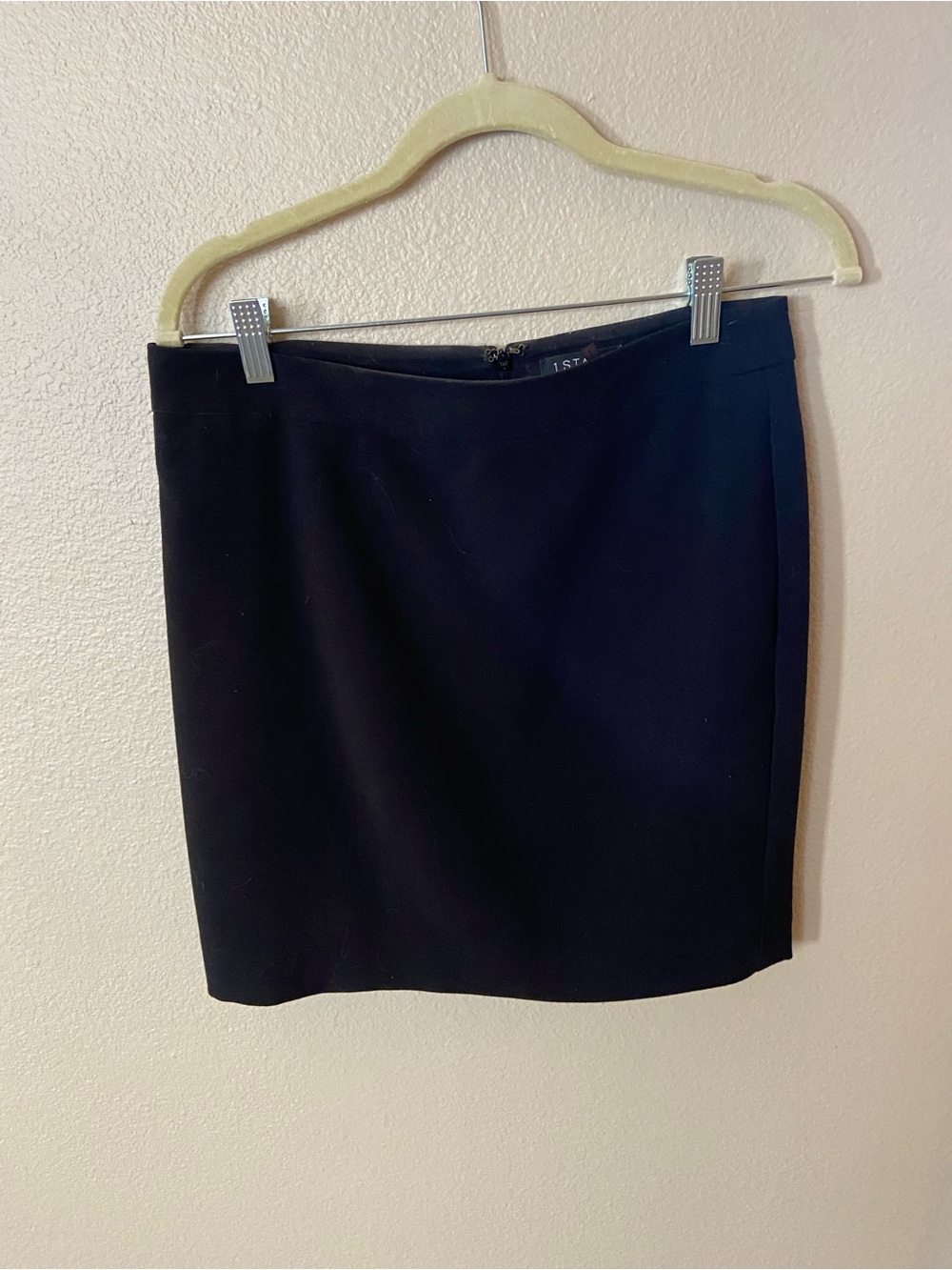 1. State Black Mini Pencil Skirt